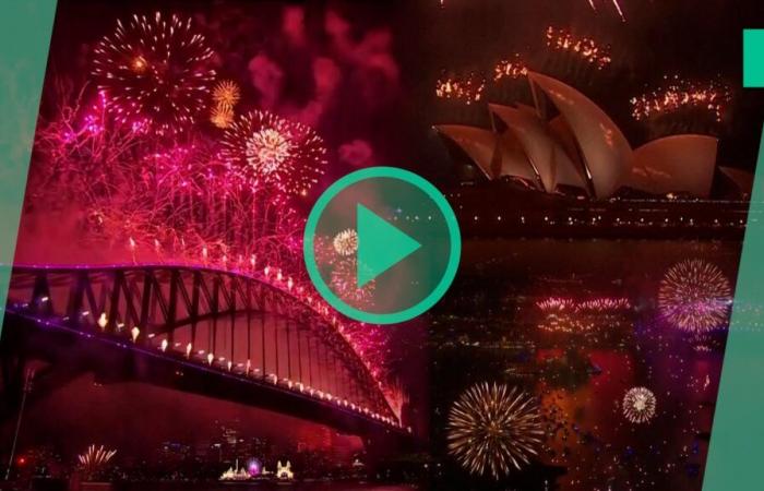 images du feu d’artifice de Sydney, un spectacle spectaculaire pour célébrer 2025