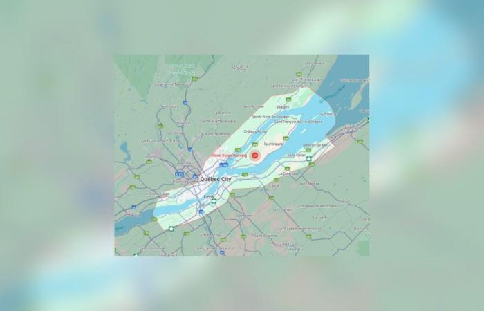 Avertissement de tempête et d’inondations possibles dans la région de Québec