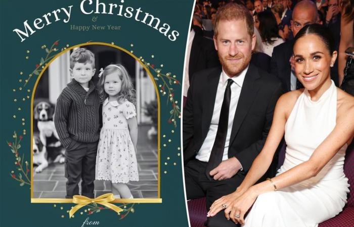 La carte de Noël IA du prince Harry et des enfants de Meghan Markle devient virale