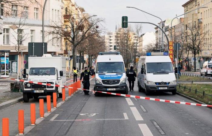 Graves dégâts causés par des balles explosives à Berlin