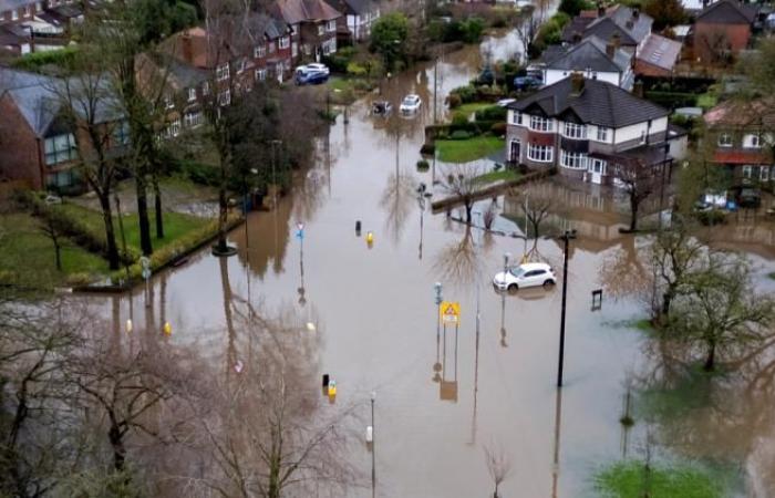 les images impressionnantes des inondations qui frappent le nord du pays