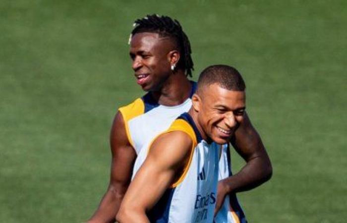 Vinicius Jr. Chambers Mbappé en direct à l’entraînement