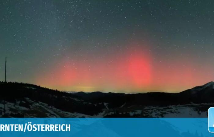 Les aurores boréales illuminent l’Autriche – 5 minutes