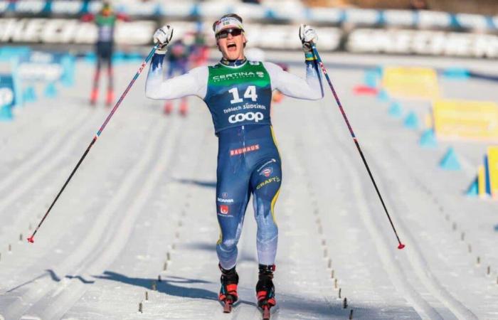 Ski de fond | Tour de Ski : à Toblach, le sprinter Edvin Anger bat Johannes Hoesflot Klæbo sur une distance | Magazine Nordique