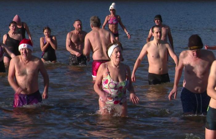 ils ont commencé l’année… dans l’eau glaciale !