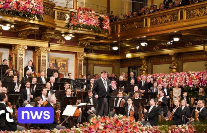 valses élégantes, danses gracieuses et applaudissements accompagnés de la « Marche Radetzky »