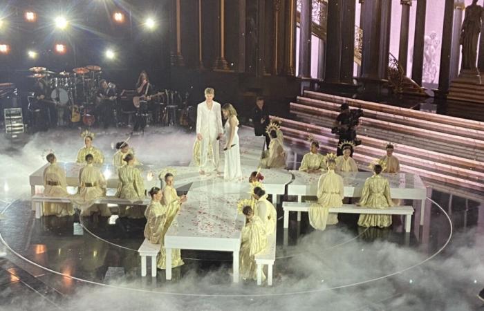 Fans de la Star Academy, Frédéric et Amandine étaient présents à la première du spectacle