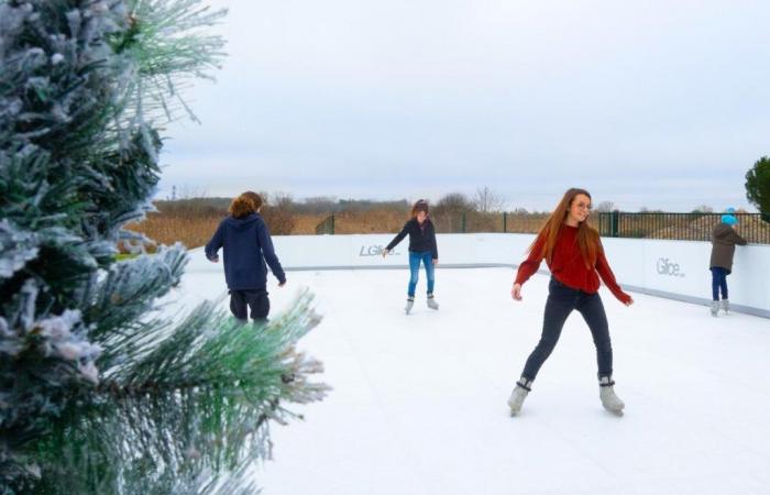 Planet Exotica offre une patinoire à ses visiteurs