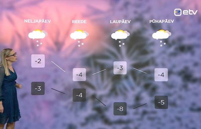 Le jour de l’An en Estonie apporte un temps hivernal et des températures fluctuantes