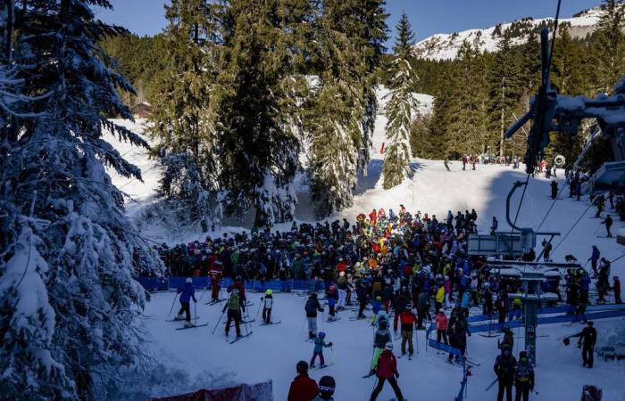 fréquentation record dans les stations de ski pendant les vacances