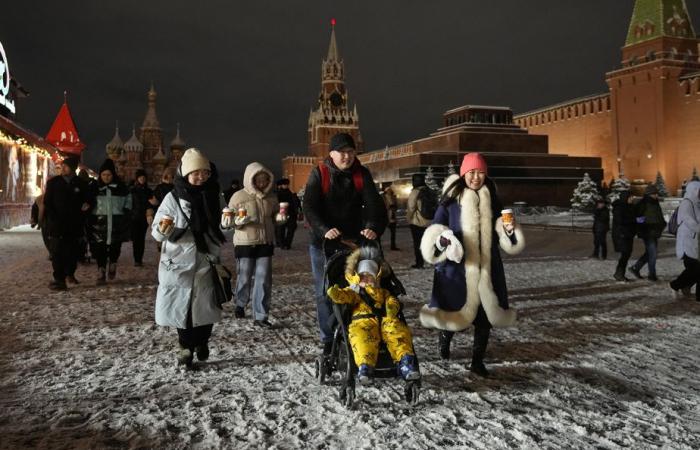 A Moscou, les habitants appellent à la « paix » en Ukraine en 2025