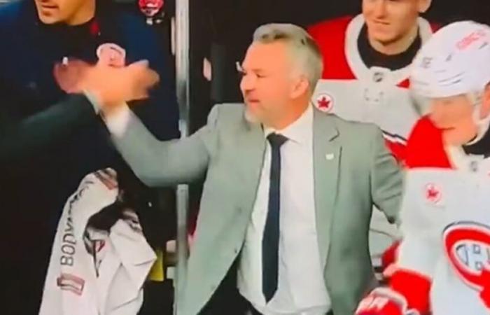 La réaction de Martin St. Louis après la victoire du Canadien en dit long