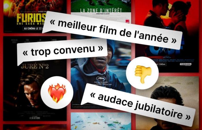 Les films de 2024 plébiscités par les lecteurs du « Monde »