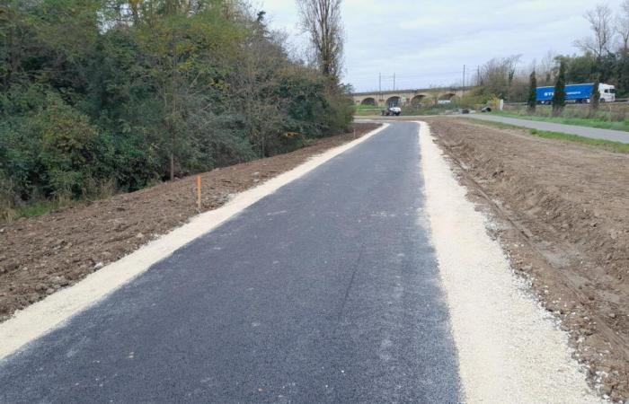 la piste cyclable de Saint-Macaire à Langon sera en service à partir de mars