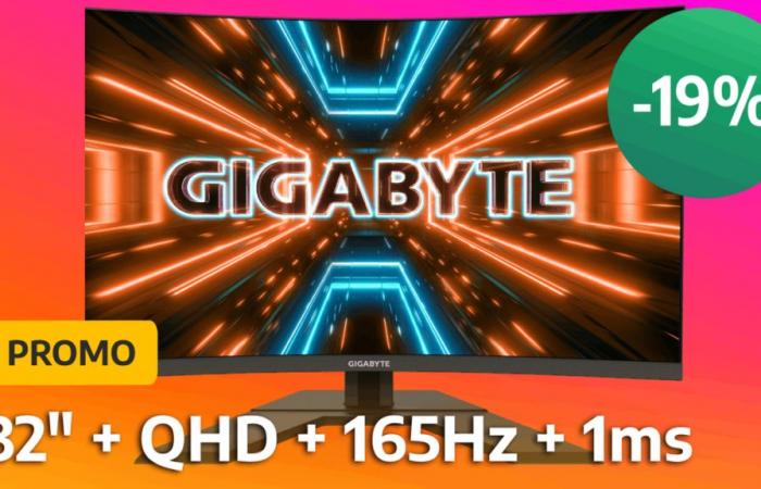 Cet écran PC gaming QHD Gigabyte de 32 pouces est à seulement 199,99€ grâce à une promotion de -19% !