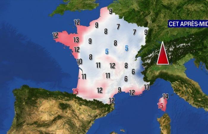 températures douces pour le premier jour de 2025