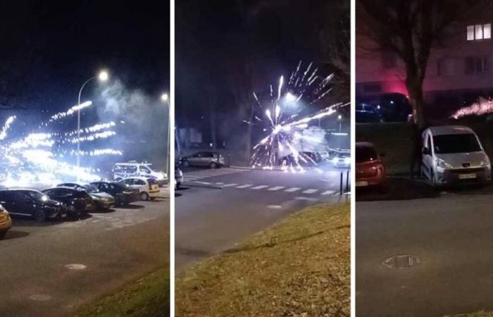 Jour de l’An à Montataire. Incendies de voitures et tirs de mortiers contre les CRS