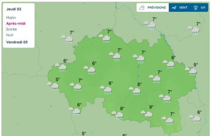 Allier (Météo) – Quel temps fera-t-il jeudi 2 janvier ?