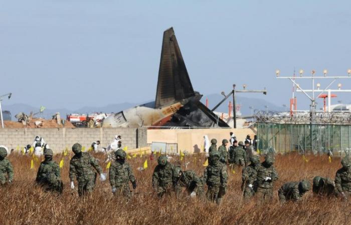 Conformité du mur de béton examinée à l’aéroport de Muan