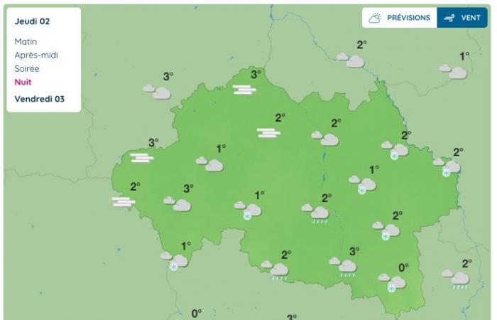 Allier (Météo) – Quel temps fera-t-il jeudi 2 janvier ?