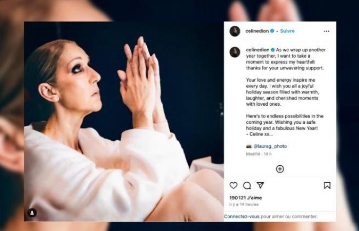 dans ses vœux, Céline Dion prépare une année 2025 chargée