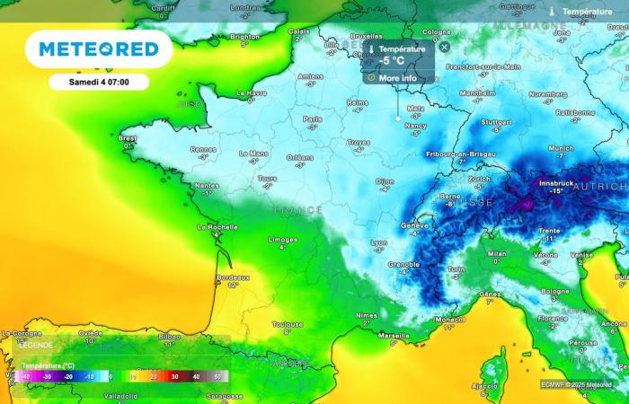 Forte baisse des températures dans les prochaines heures ! Toute la France concernée ? Vers un week-end très froid ?