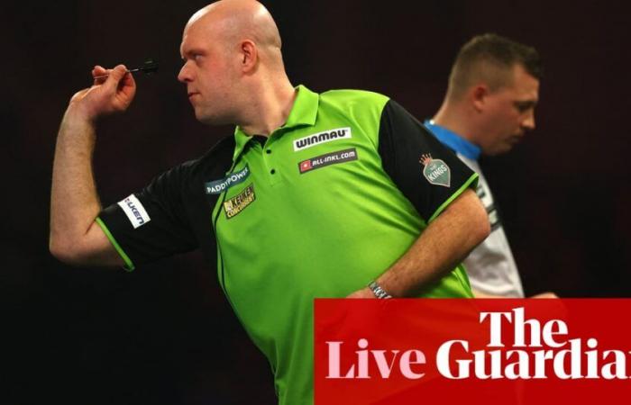 Demi-finales du Championnat du monde de fléchettes PDC : Dobey contre Van Gerwen, Bunting contre Littler – en direct