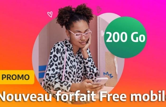 un forfait mobile 200 Go à prix réduit, sans engagement