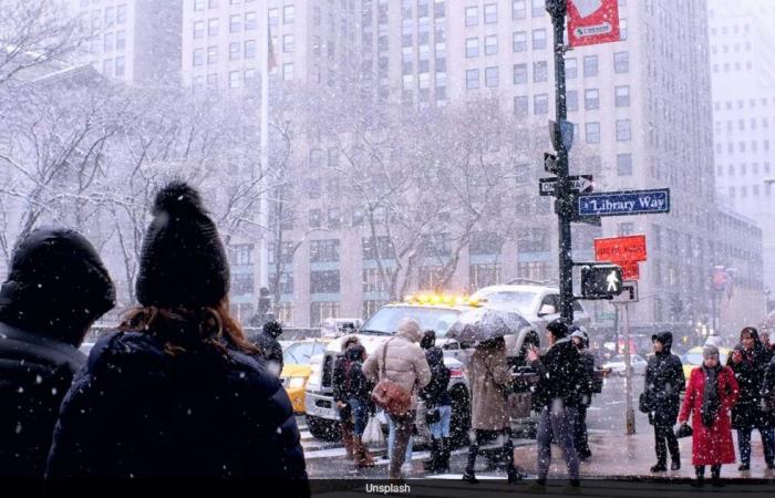 De fortes chutes de neige sont possibles la semaine prochaine aux États-Unis, des températures dangereusement froides sont attendues