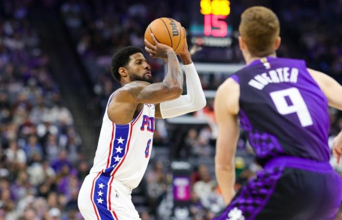 Les Sixers vomissent un match contre les Kings et gâchent la performance de Paul George