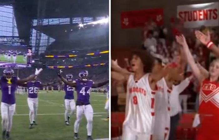 Les Vikings célèbrent leur chiffre d’affaires avec une danse « High School Musical », approuvée par Efron et Hudgens