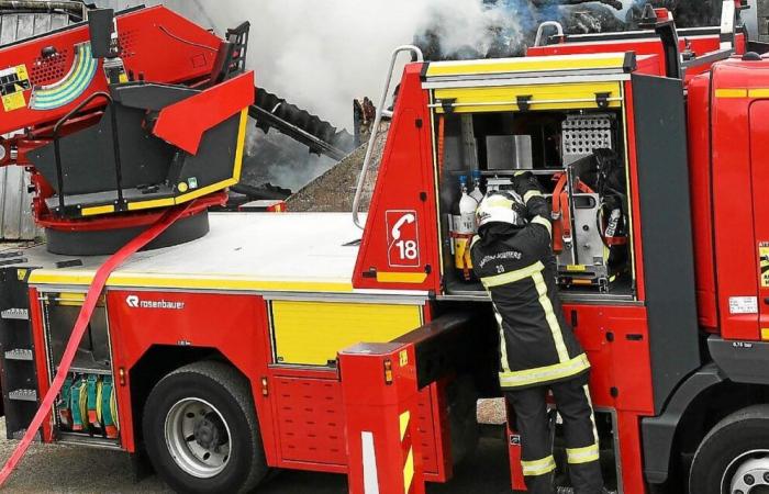 A Saint-Hernin, un petit pavillon entièrement détruit par les flammes ce mercredi matin