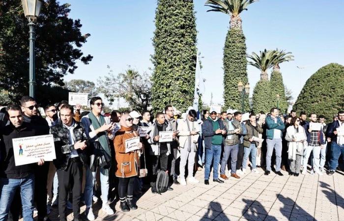 Des cadres administratifs et financiers en sit-in à Rabat