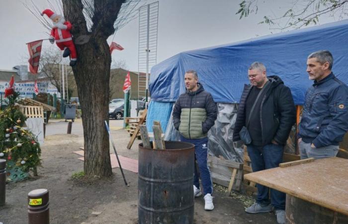 Les chauffeurs de bus de ce dépôt des Yvelines ont passé Noël en grève