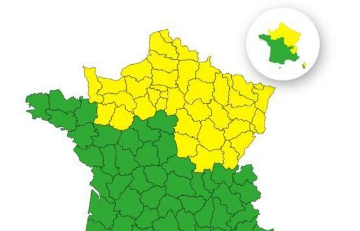 Paris et l’Île-de-France en alerte jaune ce vendredi