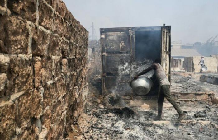 A Accra, un énorme incendie ravage le principal marché de vêtements d’occasion du Ghana : Actualités