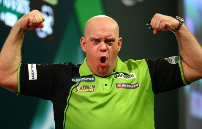 Michael van Gerwen domine Chris Dobey pour atteindre la finale