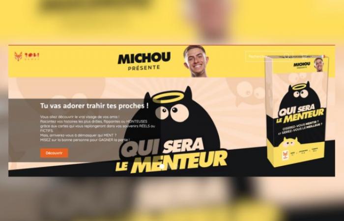 le jeu « Qui sera le menteur ? » par YouTuber Michou incluant des insinuations sexuelles visées par un rappel consommateur