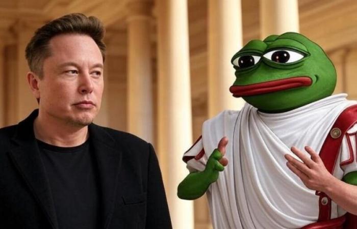 Il s’agit de l’adresse symbolique de la pièce cryptographique Kekius Maximus d’Elon Musk.