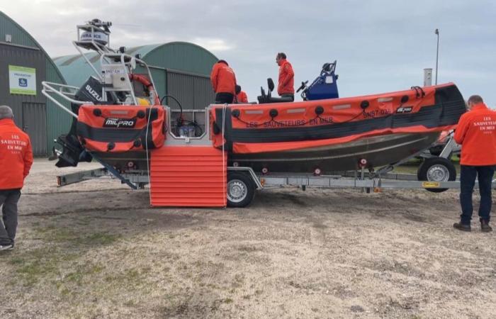 la SNSM de Berck-sur-Mer se dote d’un nouveau bateau semi-rigide pour le sauvetage en mer