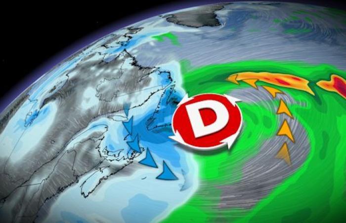 Une bombe météorologique se fera sentir jusqu’au Québec