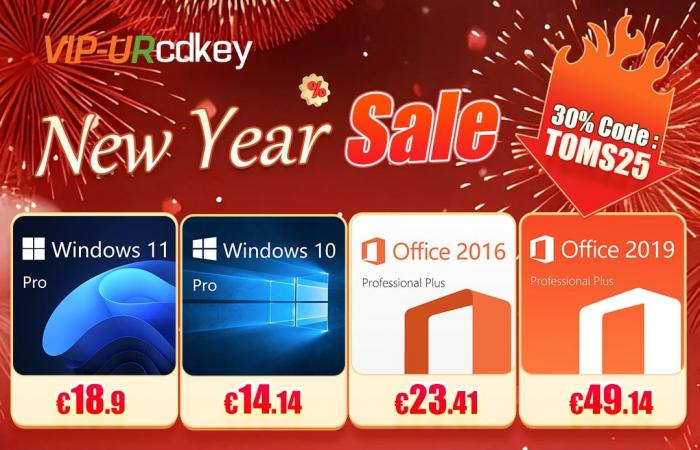 Promo Nouvel An : profitez de Windows 11 à un prix imbattable : 18€ chez VIP-URcdkey !