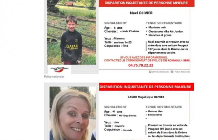 une mère et son fils de 8 ans introuvables, un appel à témoins lancé