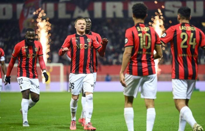 L’OGC Nice s’impose à domicile contre Rennes (3-2) et revient à trois points du podium