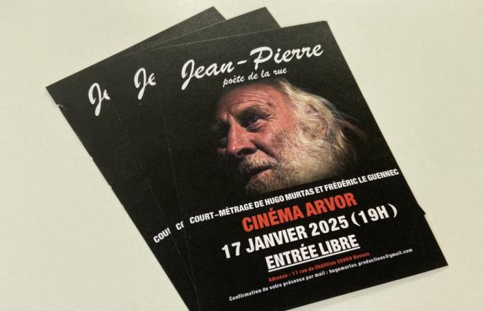 un film sur Jean-Pierre, SDF à Rennes, prochainement projeté au cinéma Arvor