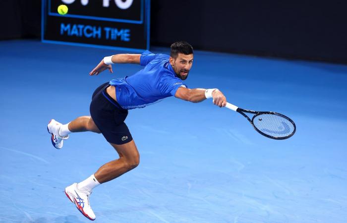 Noval Djokovic battu par Reilly Opelka, au gros service, en quarts de finale du Brisbane International