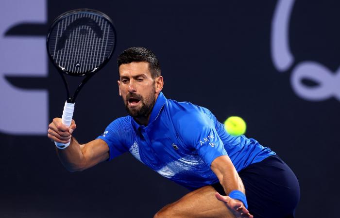 Noval Djokovic battu par Reilly Opelka, au gros service, en quarts de finale du Brisbane International