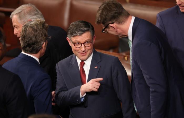 Mike Johnson, soutenu par Trump, réélu président de la Chambre des représentants