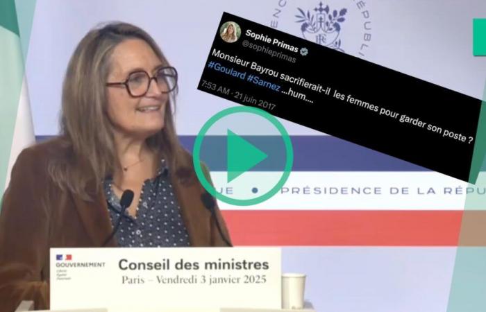 Sophie Primas, porte-parole du gouvernement Bayrou, assume la responsabilité de ses tweets moqueurs à l’égard du nouveau Premier ministre