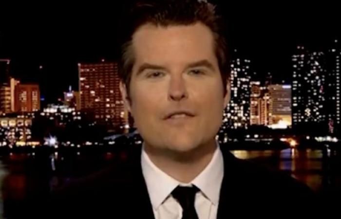 L’extrémiste MAGA Matt Gaetz a un nouveau visage